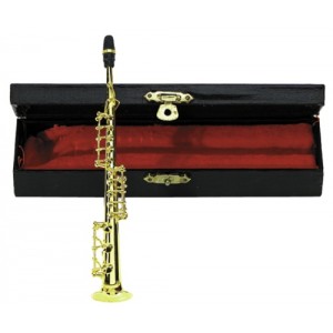 Miniaturní nástroj - soprán saxofon