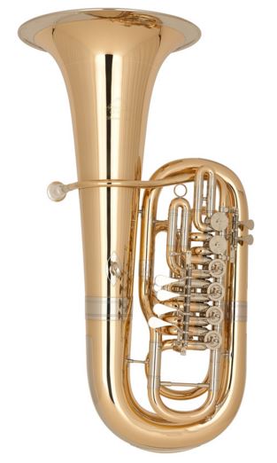 Miraphone, F tuba  F 381 C "Belcanto Solo", 6 ventilů
