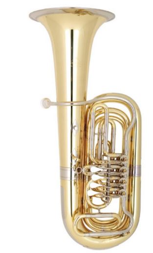 Miraphone, B tuba B 84A, 4 ventily