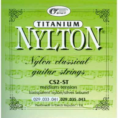 Nylonové struny na klasickou kytaru Nylton Titanium CS2-ST TI 