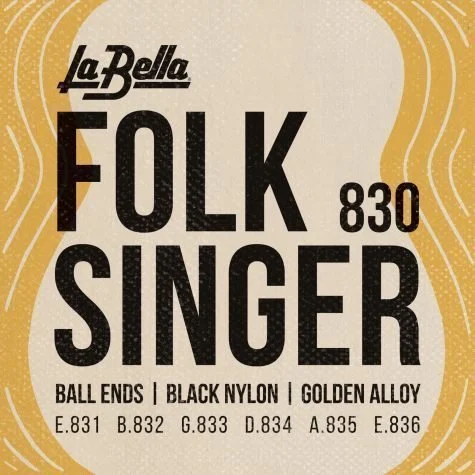 Struny pro klasickou kytaru La Bella Folk Singer 830
