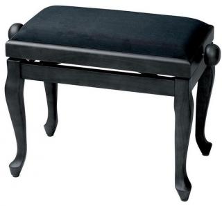 Gewa lavička pro piano De Luxe Classic - černý mat