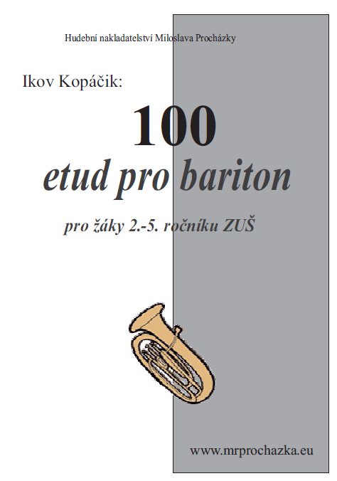 Ikov Kopáčik - 100 etud pro baryton