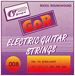 Struny Gorstrings, ultra light, 008