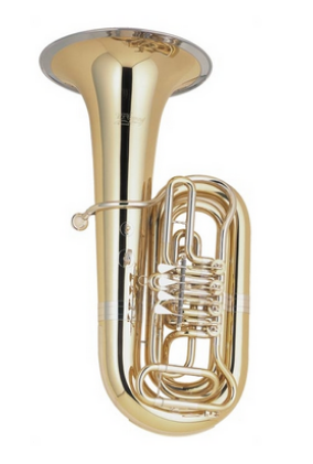V. F. Červený B tuba CBB 686-4RB