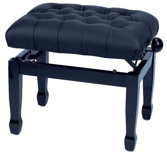 Gewa lavička pro piano De Luxe XL - černý vysoký lesk
