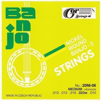 Struny Gorstrings na pětistrunné banjo 20NI-06
