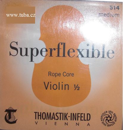 Struny houslové (4/4) zn.Thomastik-SUPERFLEXIBLE, 514 Medium