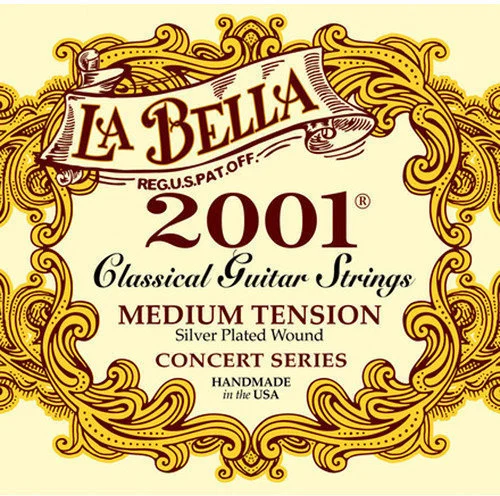 Struny pro klasickou kytaru La Bella 2001 Medium