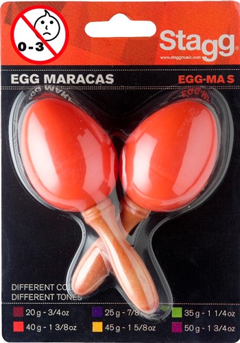 Stagg maracas vajíčka EGG-MA S/OR