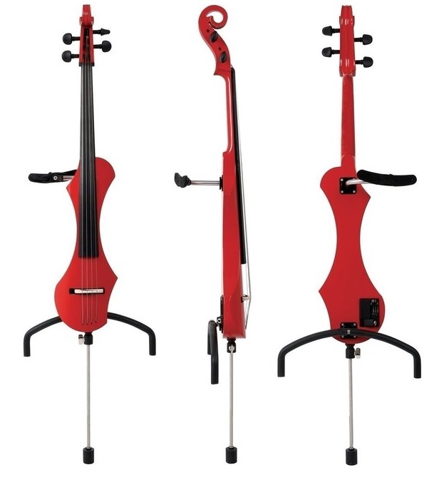 Gewa elektrické violoncello Novita, barva červená