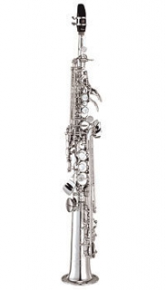 Soprán saxofon Yamaha YSS-875 EXS, postříbřený
