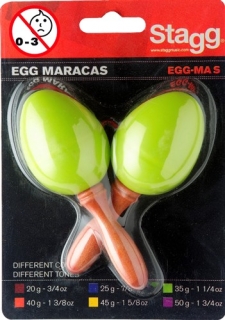 Stagg maracas vajíčka EGG-MA S/GR