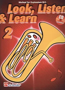 Look, listen & learn 2 + CD / method for Euphonium B.C.
